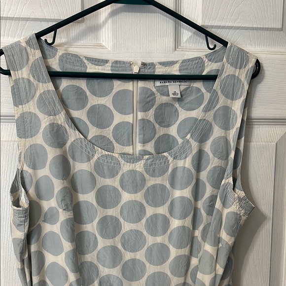 Banana Republic light blue and grey A-line Dress - Picture 3 of 7